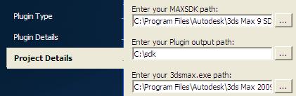 Задание свойств Visual C++ проекта 3ds Max SDK-плагина Cube